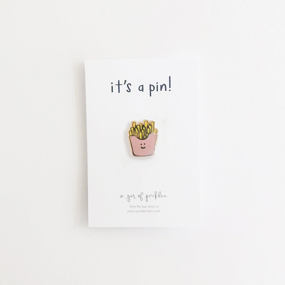 A Jar of Pickles Fries Pin - lily & onyx