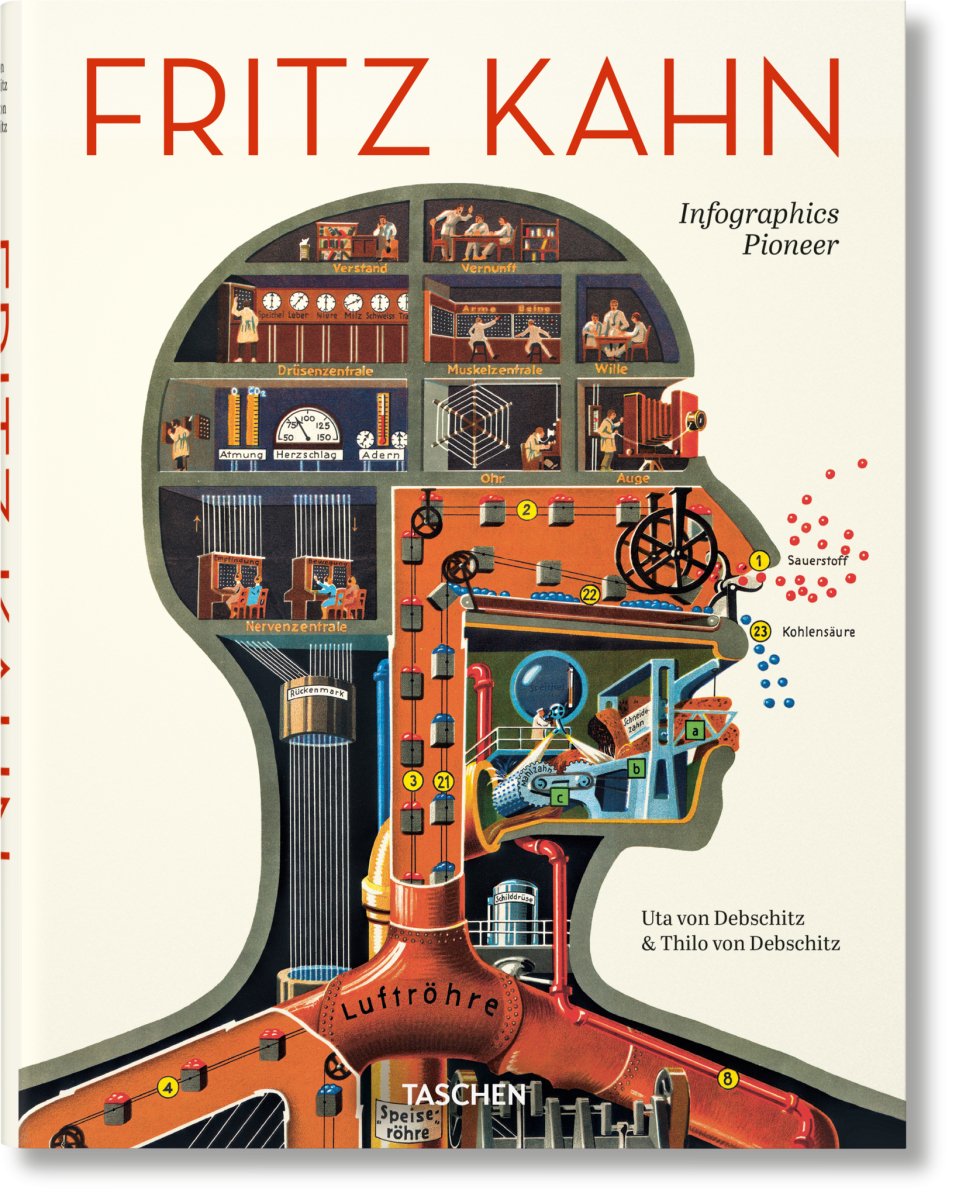 TASCHEN Fritz Kahn. Infographics Pioneer (German, French, English) - lily & onyx