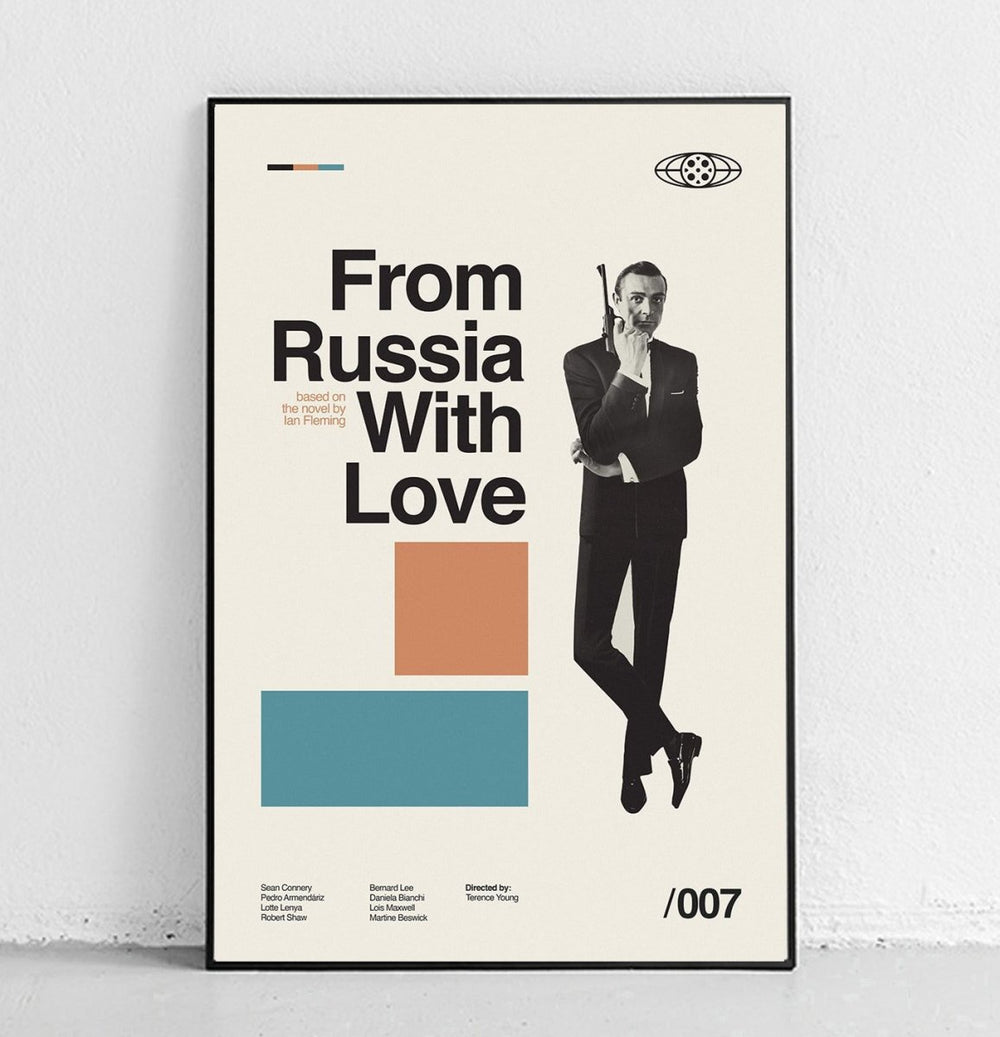 Sandgrain Studio From Russia With Love - 007 - James Bond - lily & onyx