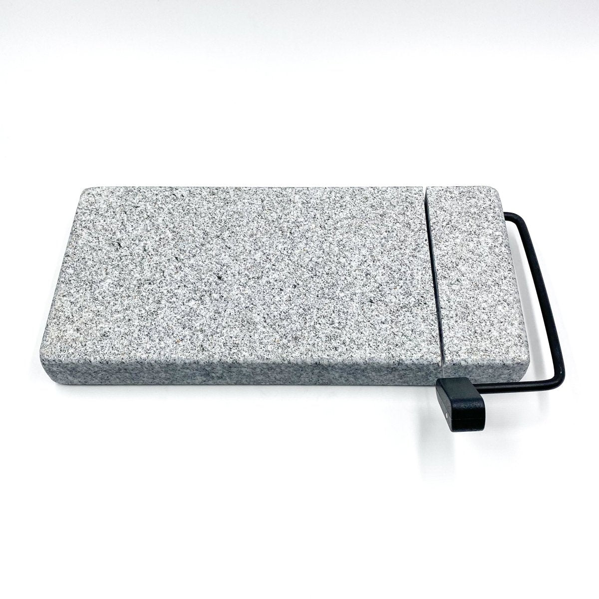 Funky Rock Designs Granite Slab Cheese Slicer | Chillable Cutting Board with Wire Slicer