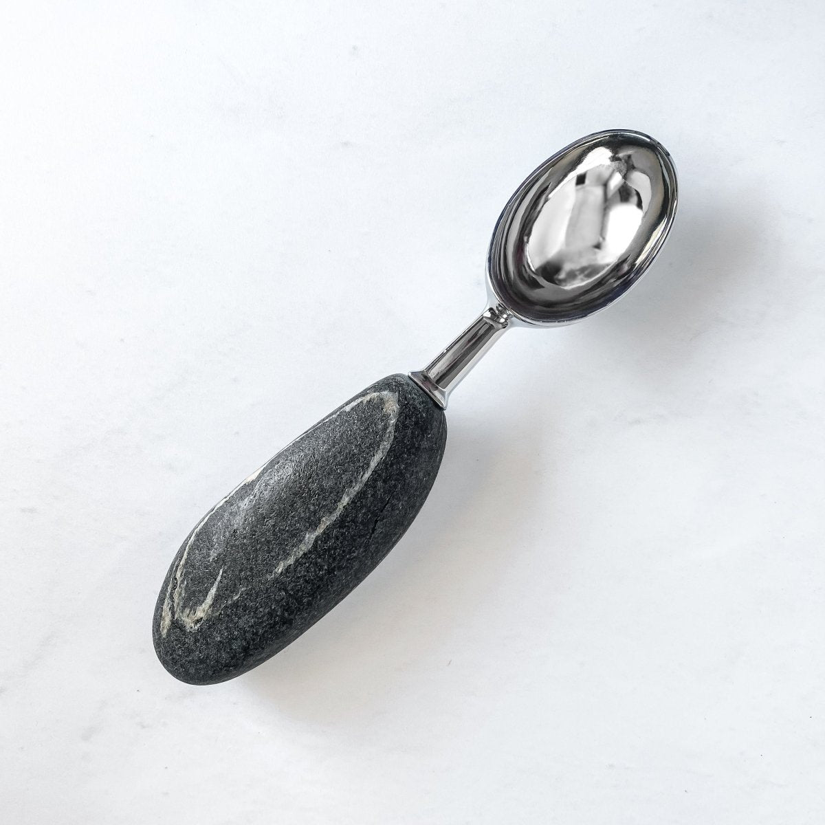 Funky Rock Designs Stone Handle Ice Cream Scoop