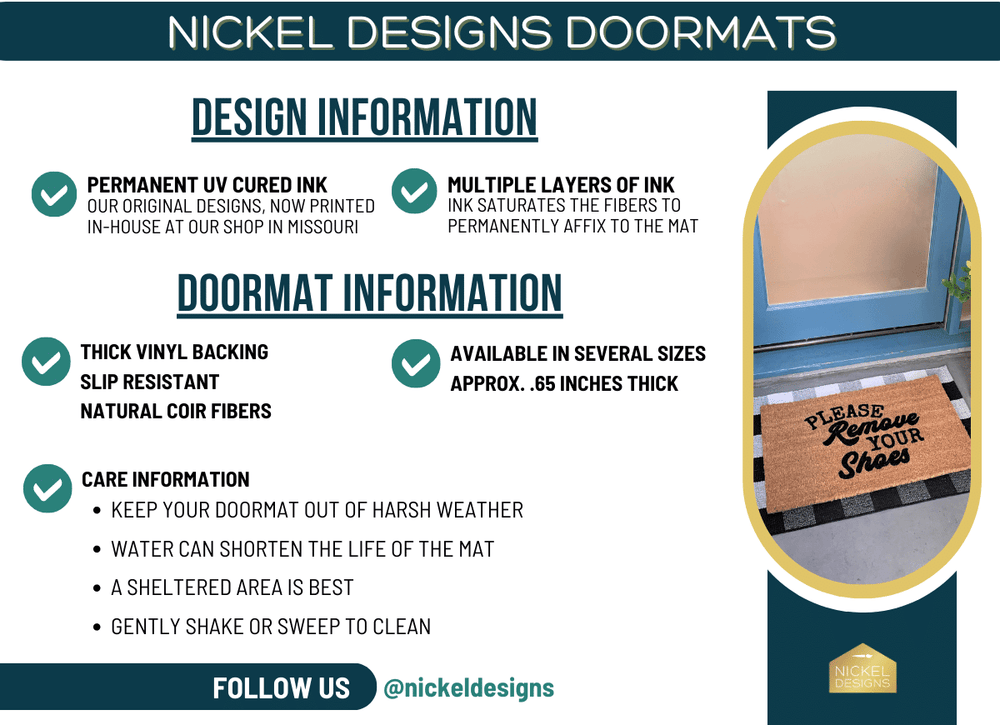 
                      
                        Nickel Designs Custom Doormats Funny Frenchie Doormat - French Bulldog - lily & onyx
                      
                    