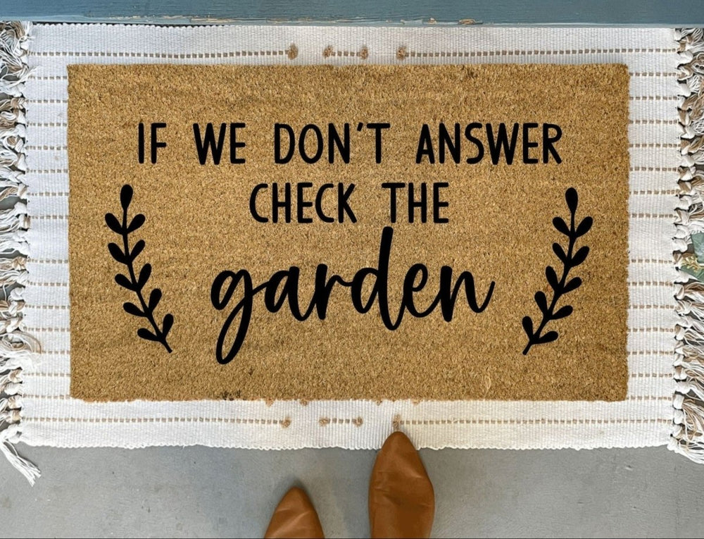 
                      
                        Nickel Designs Custom Doormats Funny Gardener Doormat - lily & onyx
                      
                    