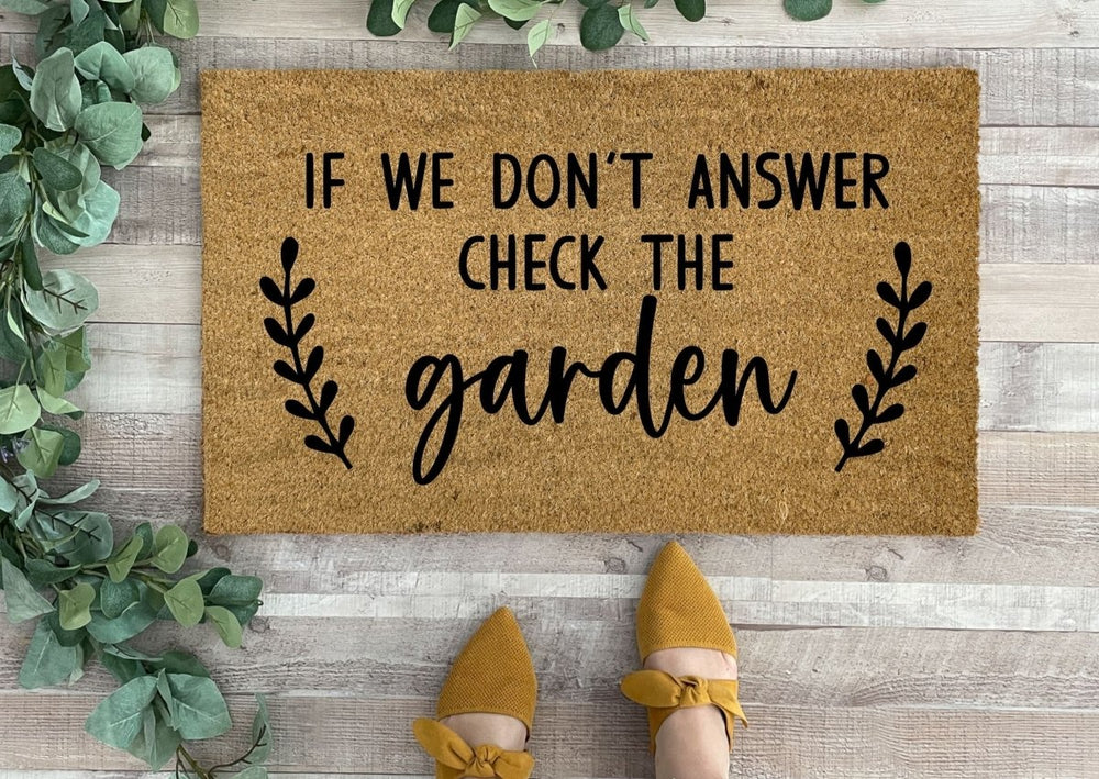 
                      
                        Nickel Designs Custom Doormats Funny Gardener Doormat - lily & onyx
                      
                    