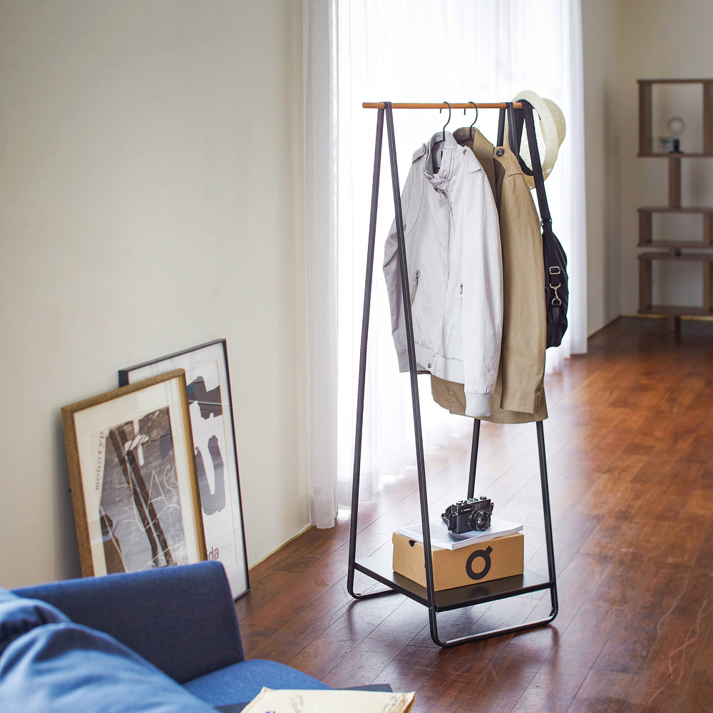
                      
                        Steel Coat Rack with Shelf, 55" H
                      
                    