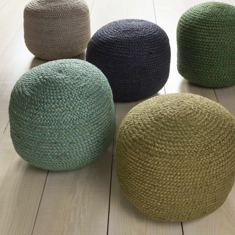 
                      
                        Boutique Rugs Gail Navy Jute Knitted Pouf - lily & onyx
                      
                    