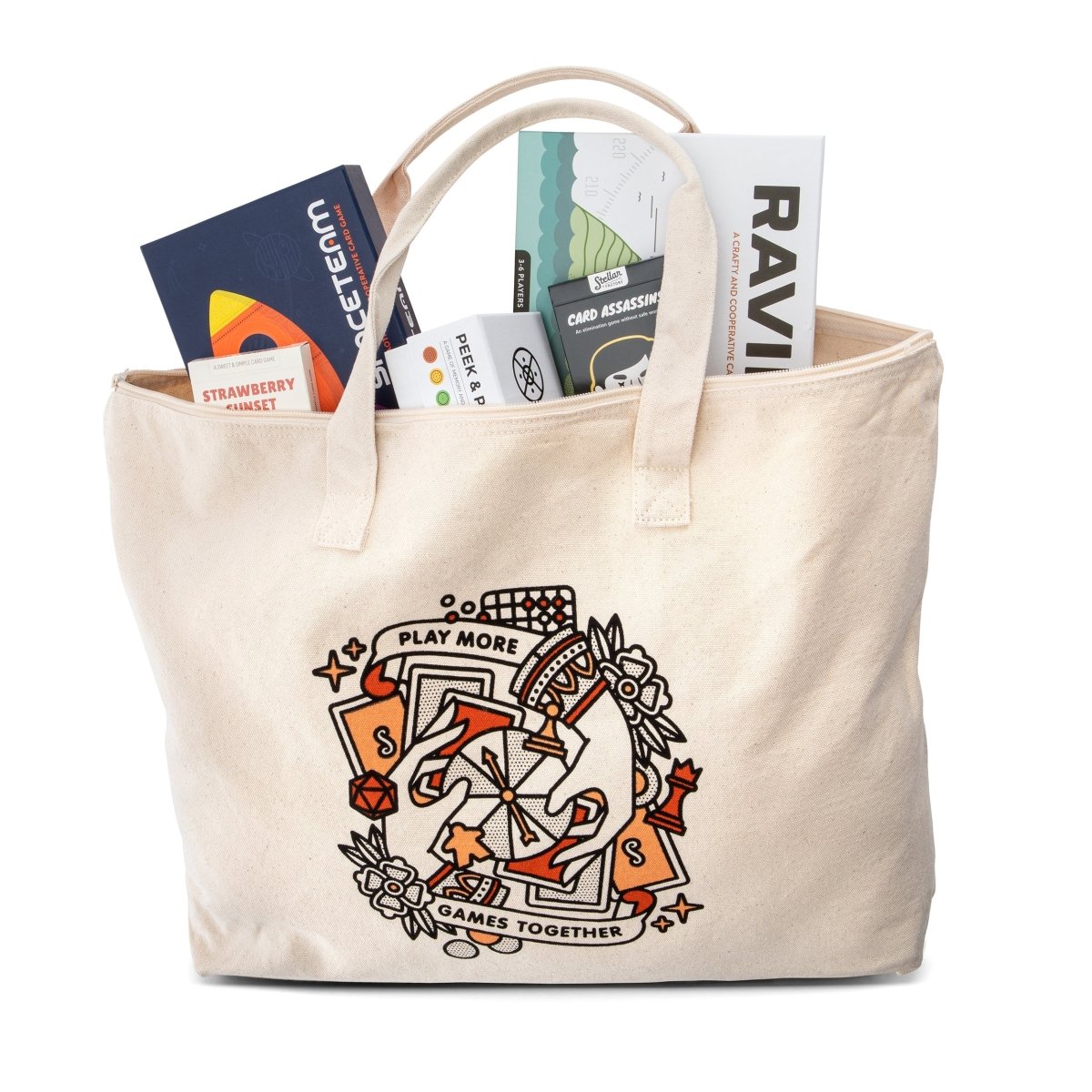 Stellar Factory Game Night Tote Bag - lily & onyx