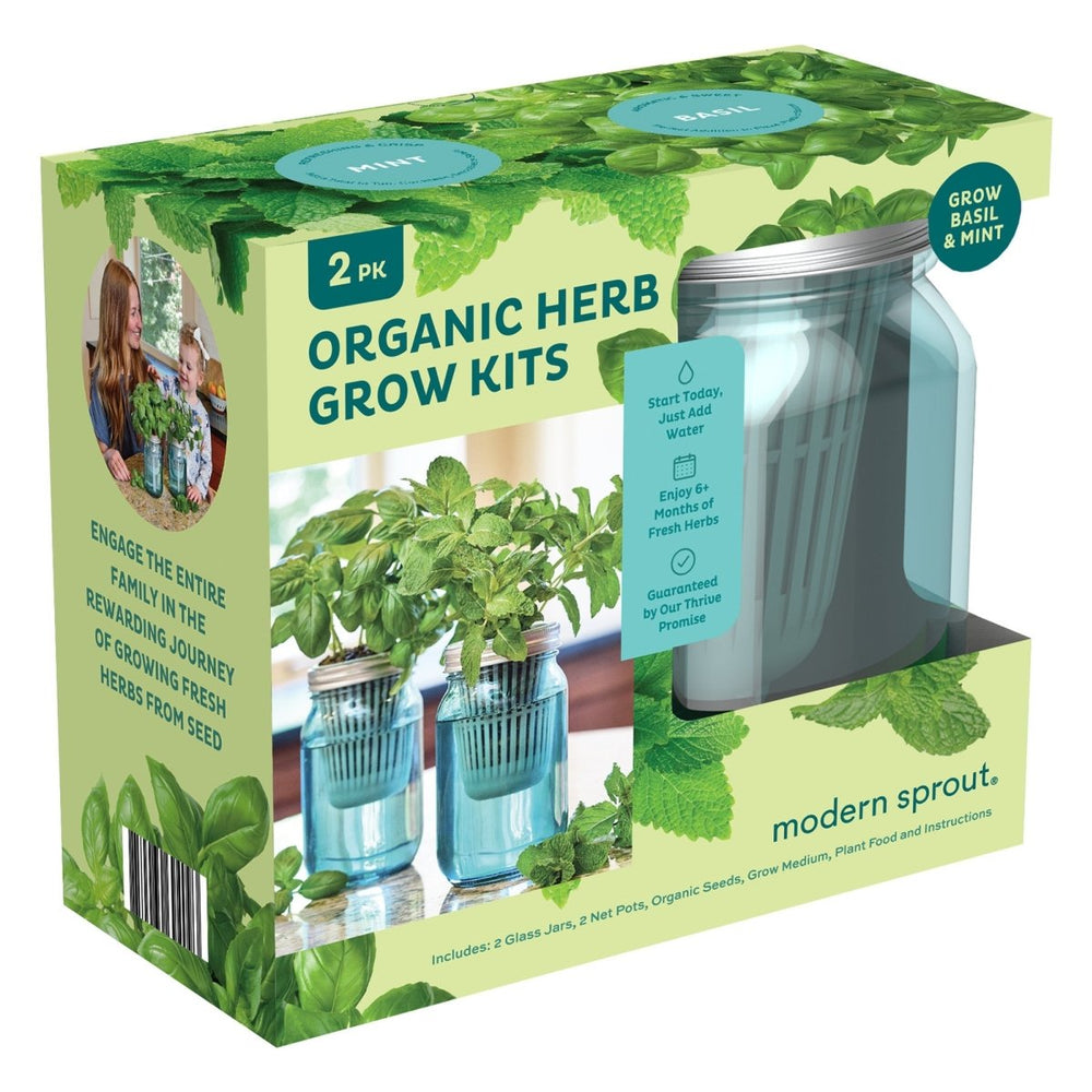 
                      
                        Modern Sprout Garden Jars - Organic Herbs - lily & onyx
                      
                    