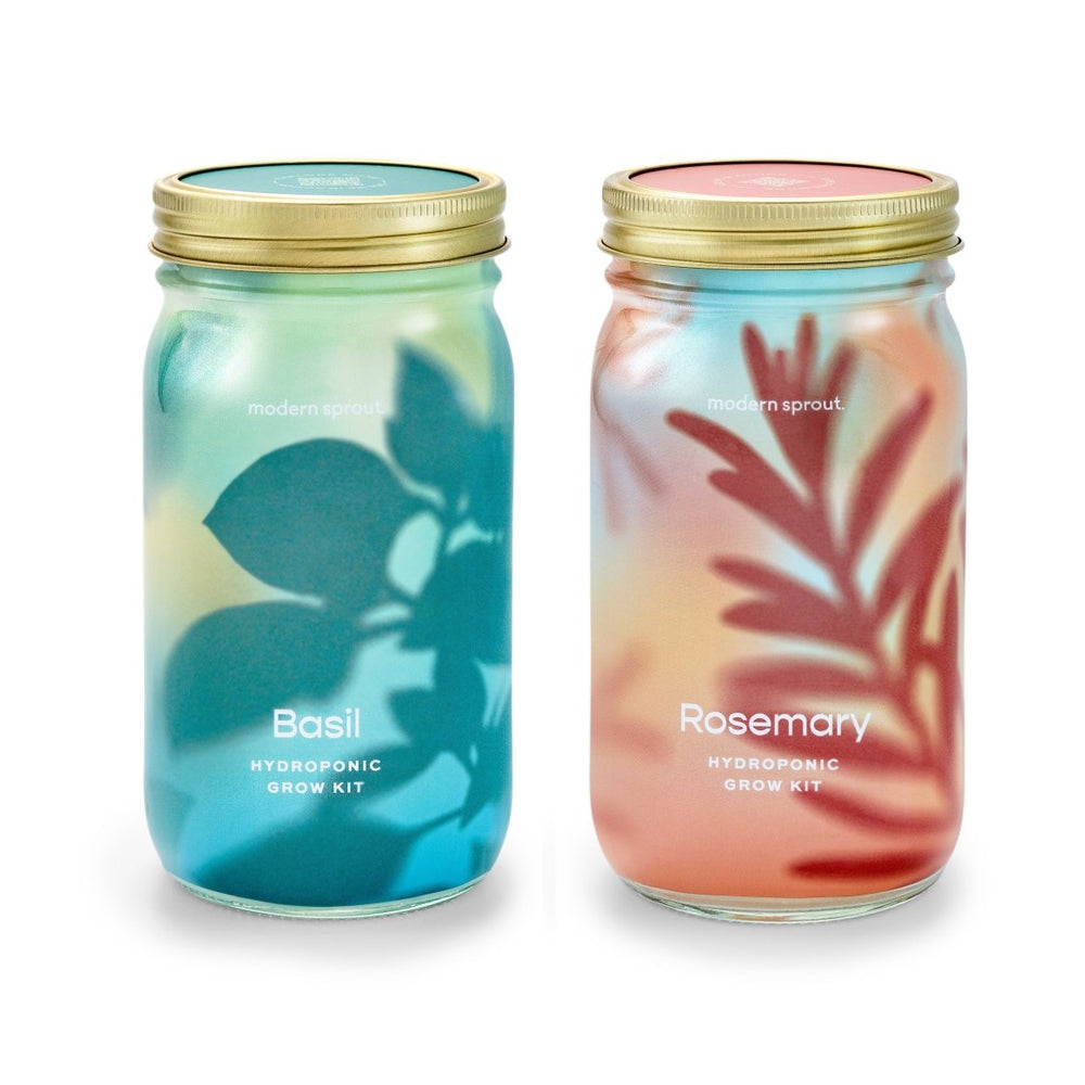 
                      
                        Modern Sprout Garden Jars - Organic Herbs - lily & onyx
                      
                    