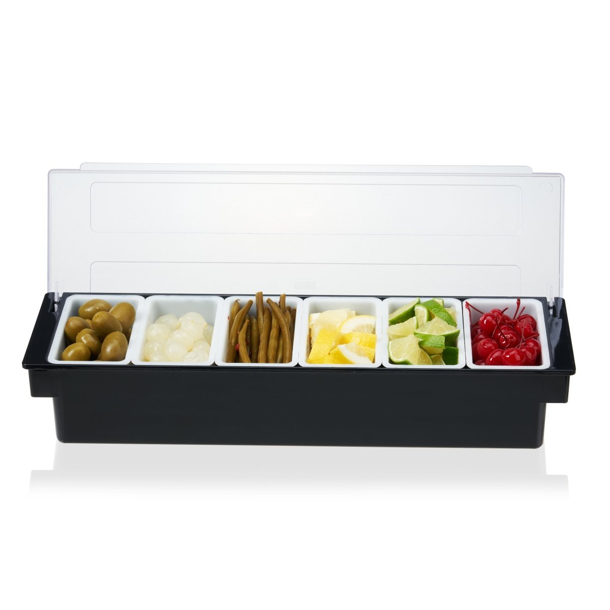 True Garnish Caddy 6 - Compartment Bar Tray - lily & onyx