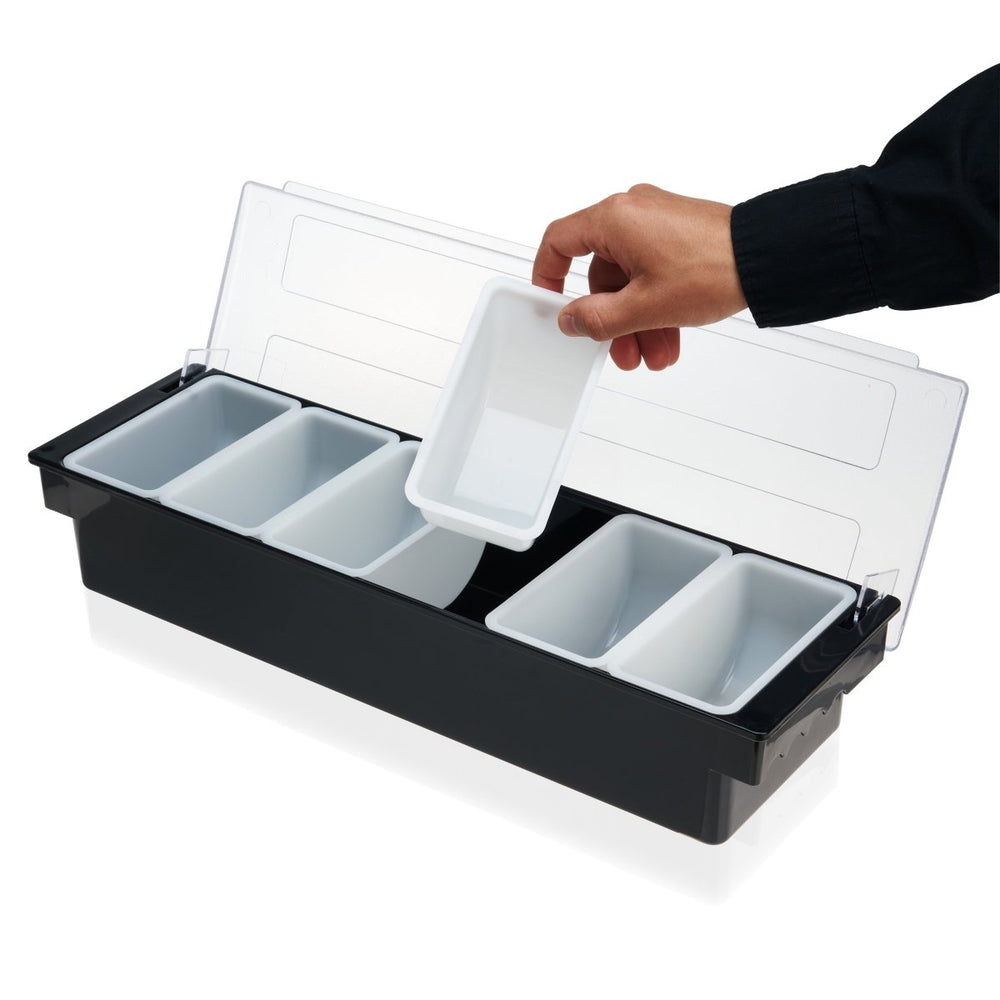 
                      
                        True Garnish Caddy 6 - Compartment Bar Tray - lily & onyx
                      
                    