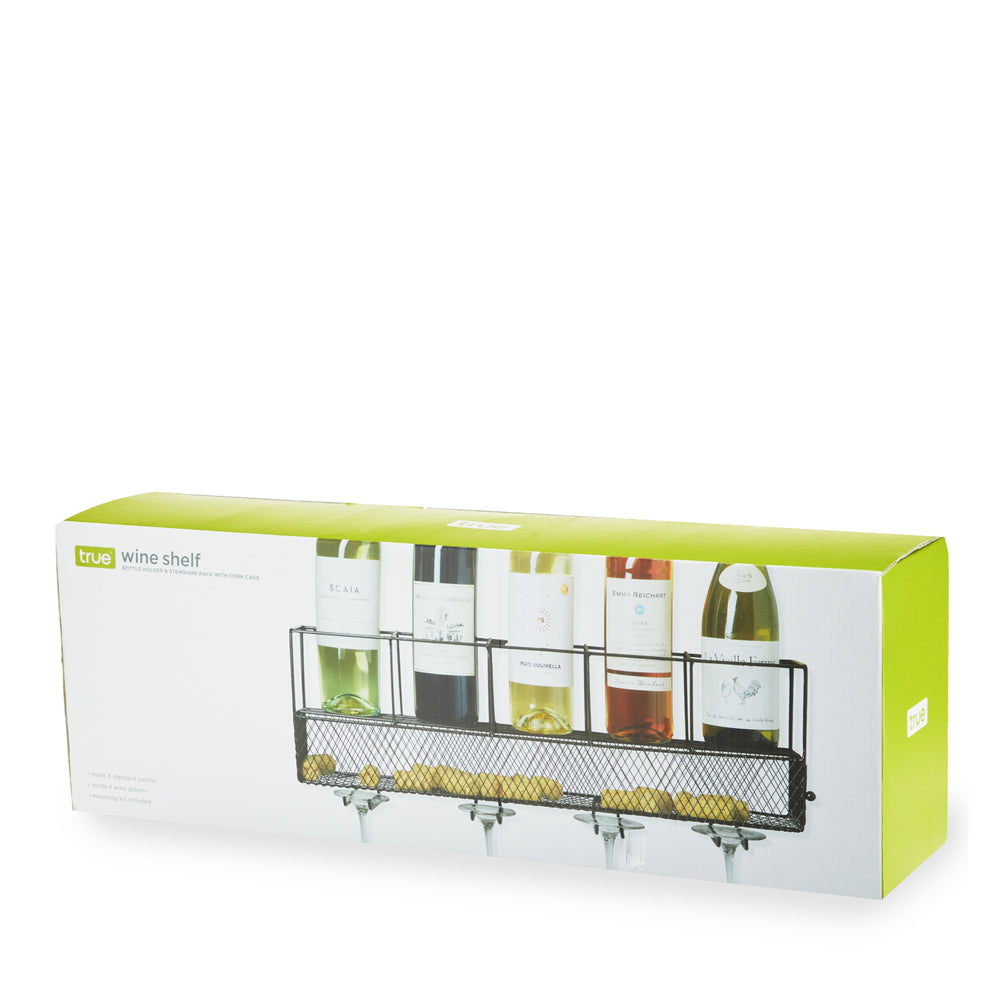 
                      
                        Wall Mounted Wine Shelf & Cork Cage
                      
                    