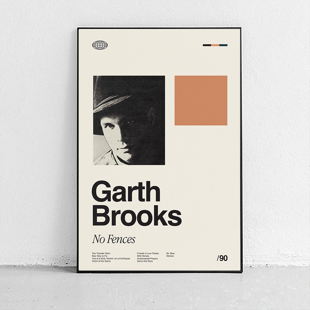 Garth Brooks - No Fences Art Print