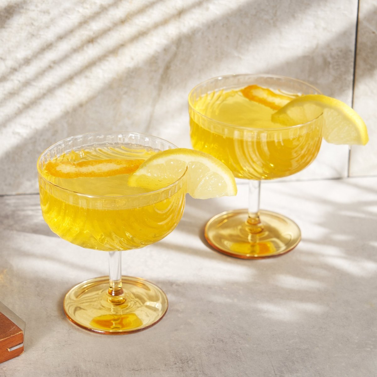 Viski Gatsby Coupe Glasses, Set of 2 - lily & onyx