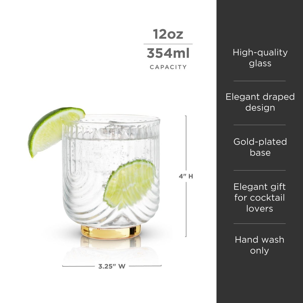 
                      
                        Viski Gatsby Tumblers, Set of 2 - lily & onyx
                      
                    