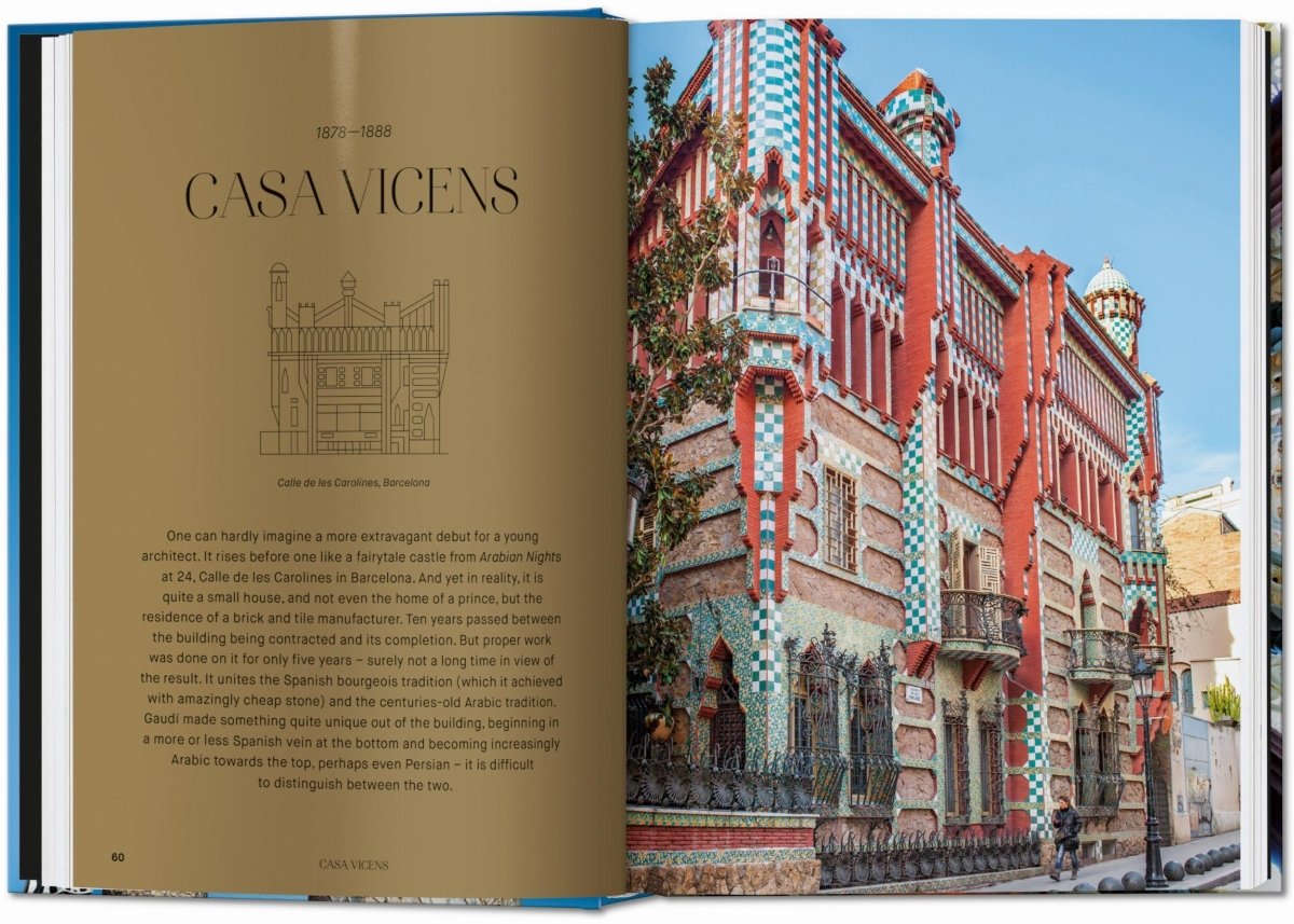 TASCHEN Gaudí. La obra completa. 40th Ed. (Spanish) - lily & onyx