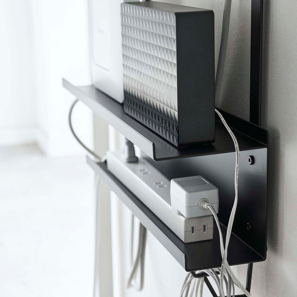 
                      
                        Under-Desk Steel Cable & Router Storage Rack
                      
                    