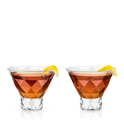 
                      
                        Viski Gem Crystal Martini Glasses, Set of 2 - lily & onyx
                      
                    