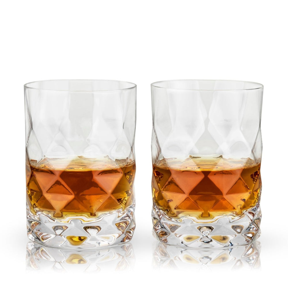 
                      
                        Viski Gem Crystal Tumblers, Set of 2 - lily & onyx
                      
                    