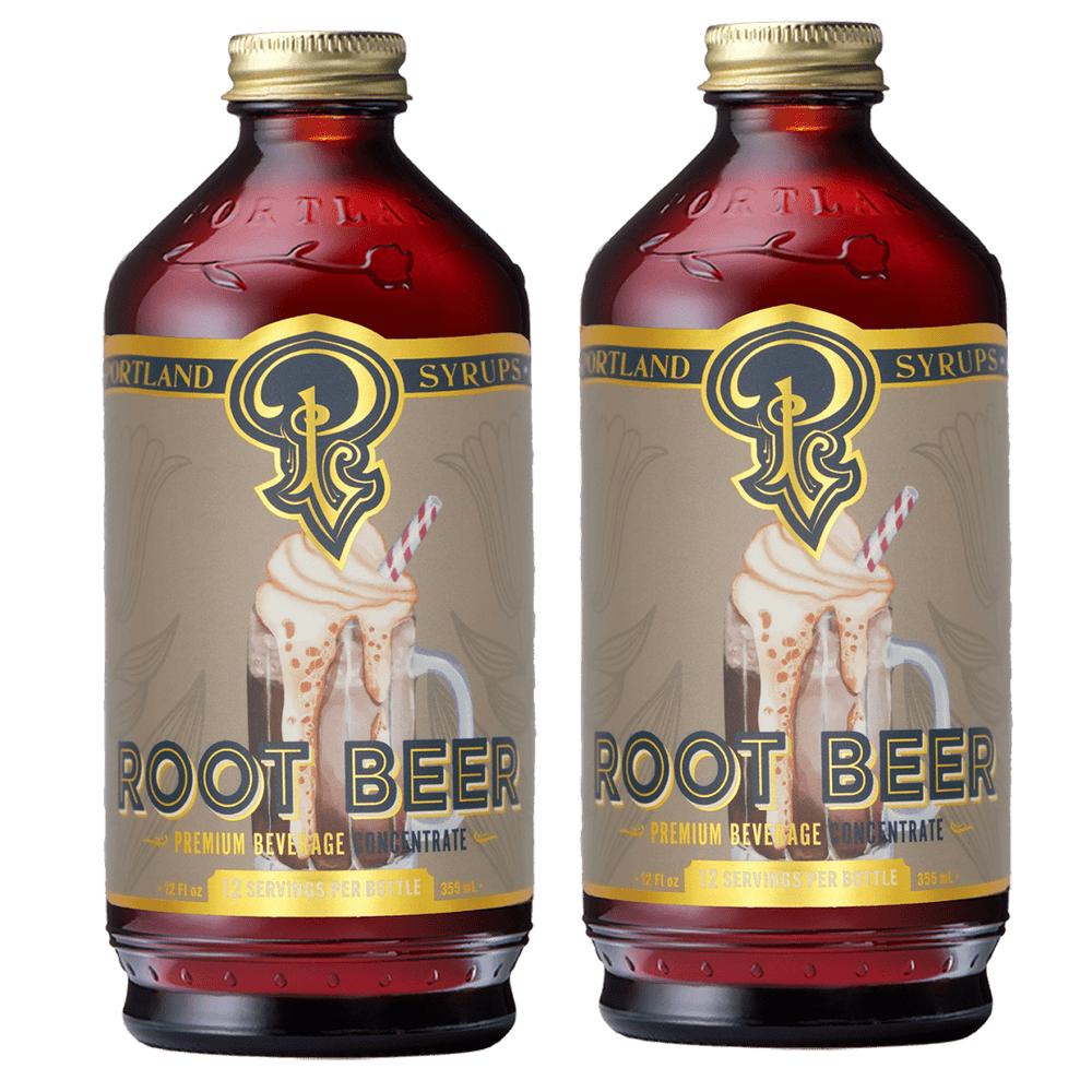 Portland Syrups Genuine Root Beer Syrup, 2 Pack - lily & onyx