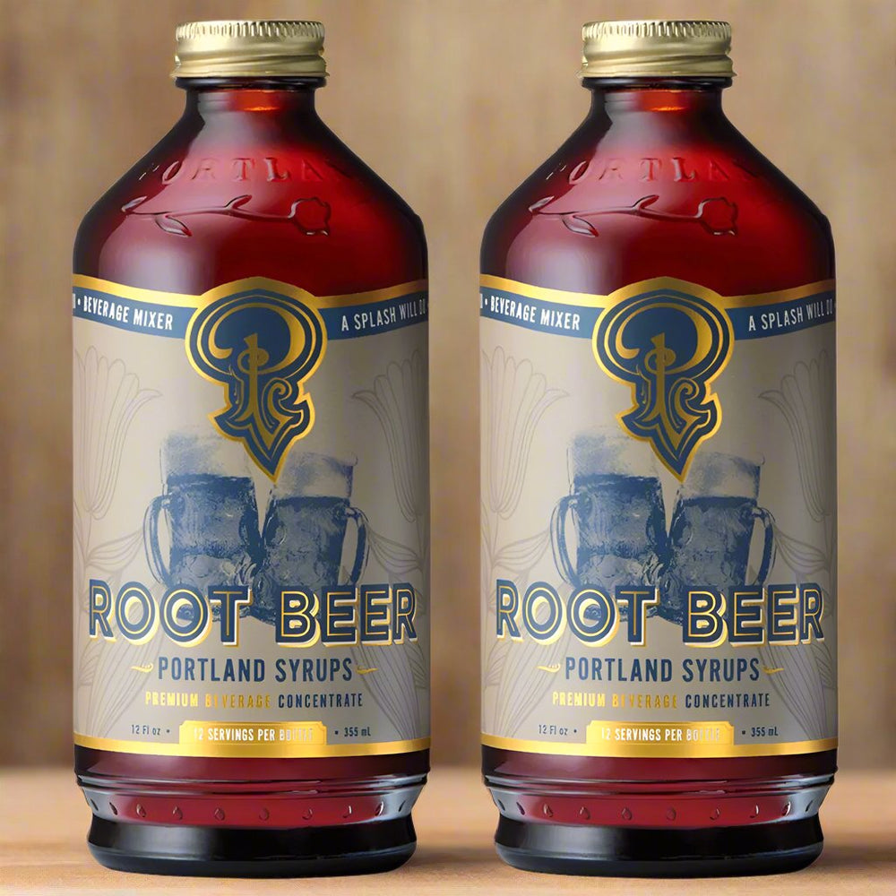 Portland Syrups Genuine Root Beer Syrup, 2 Pack - lily & onyx