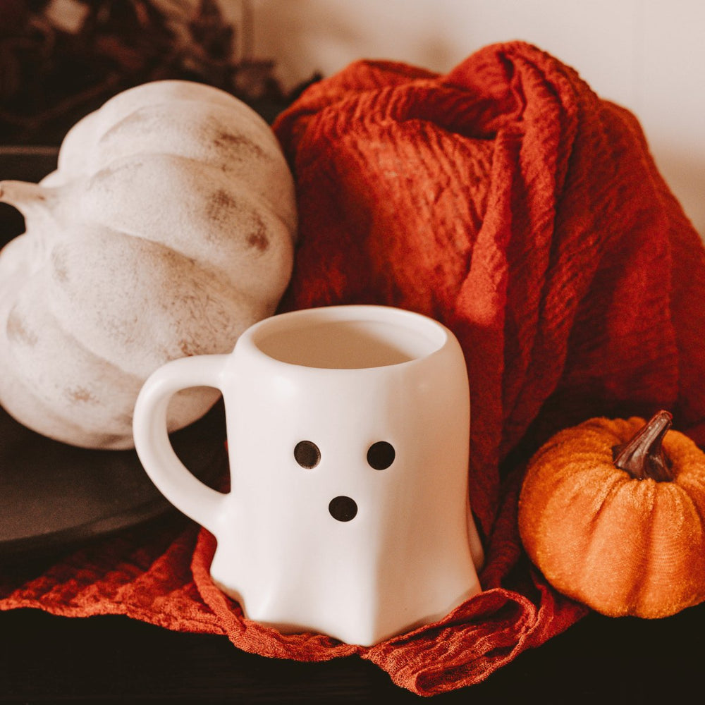 
                      
                        Sweet Water Decor Ghost Face Figurine Coffee Mug, 12oz - lily & onyx
                      
                    