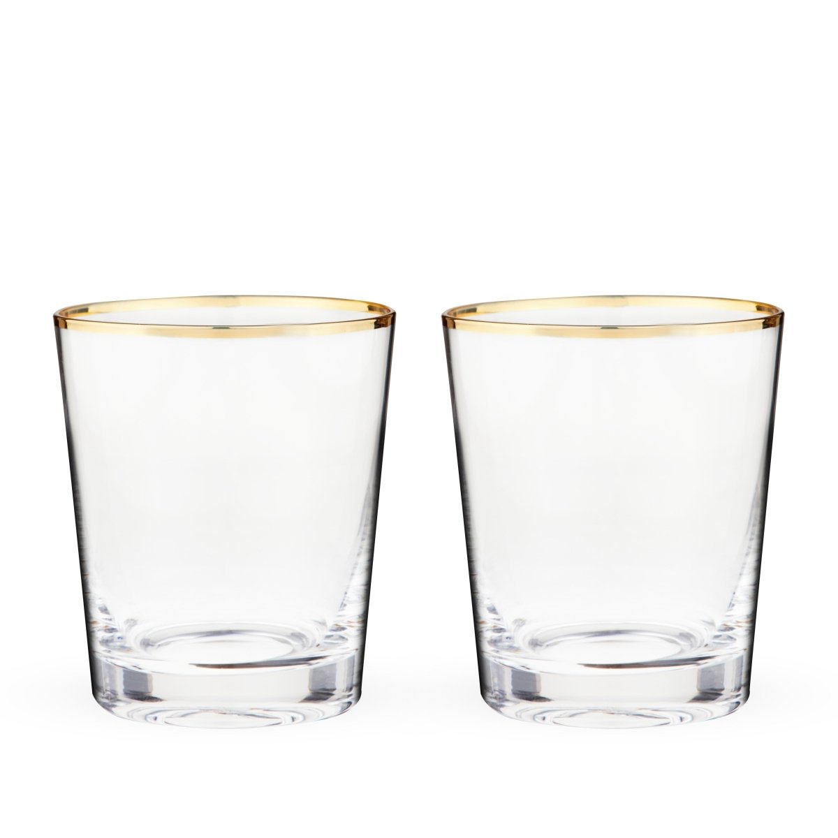 Twine Living Gilded Glass Tumblers, Set of 2