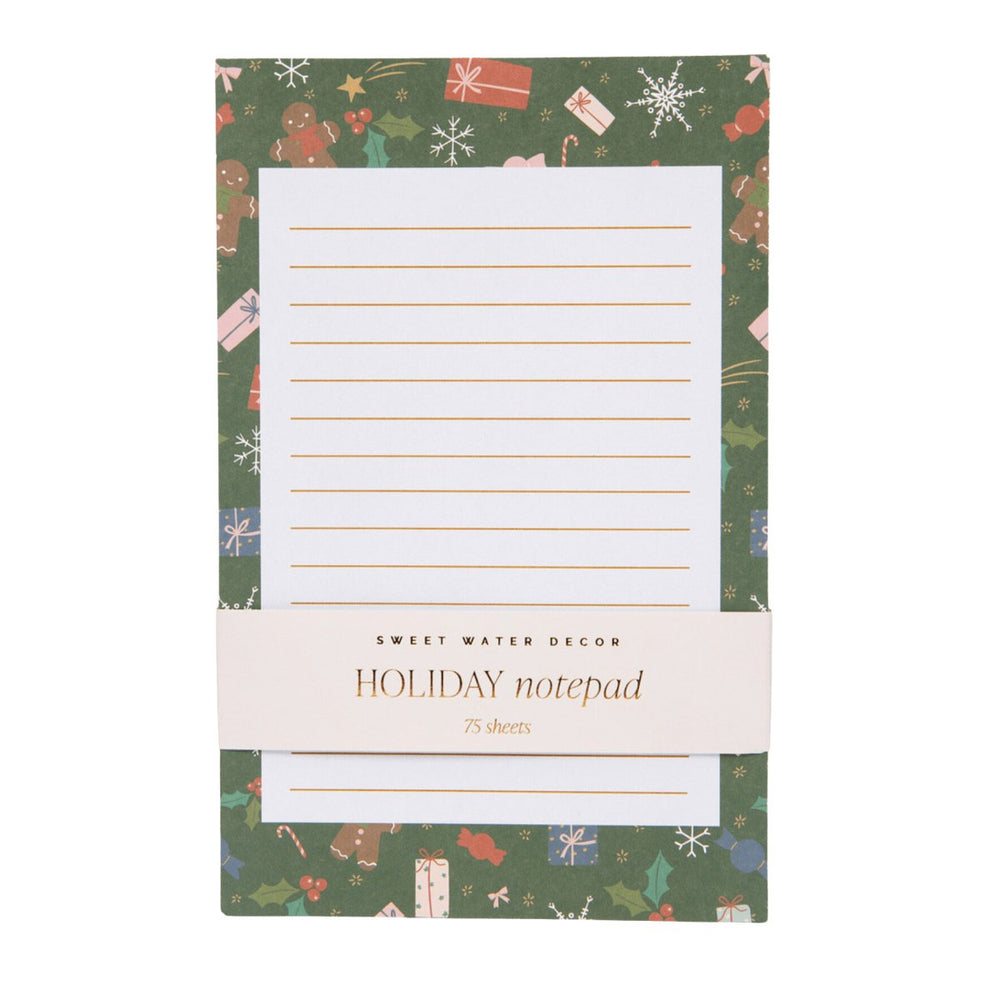 Sweet Water Decor Gingerbread Notepad - lily & onyx