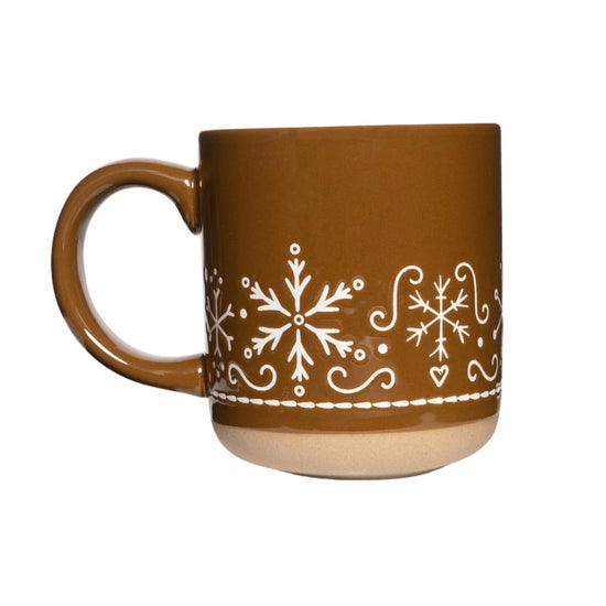 Sweet Water Decor Gingerbread Stoneware Coffee Mug, 14oz - lily & onyx