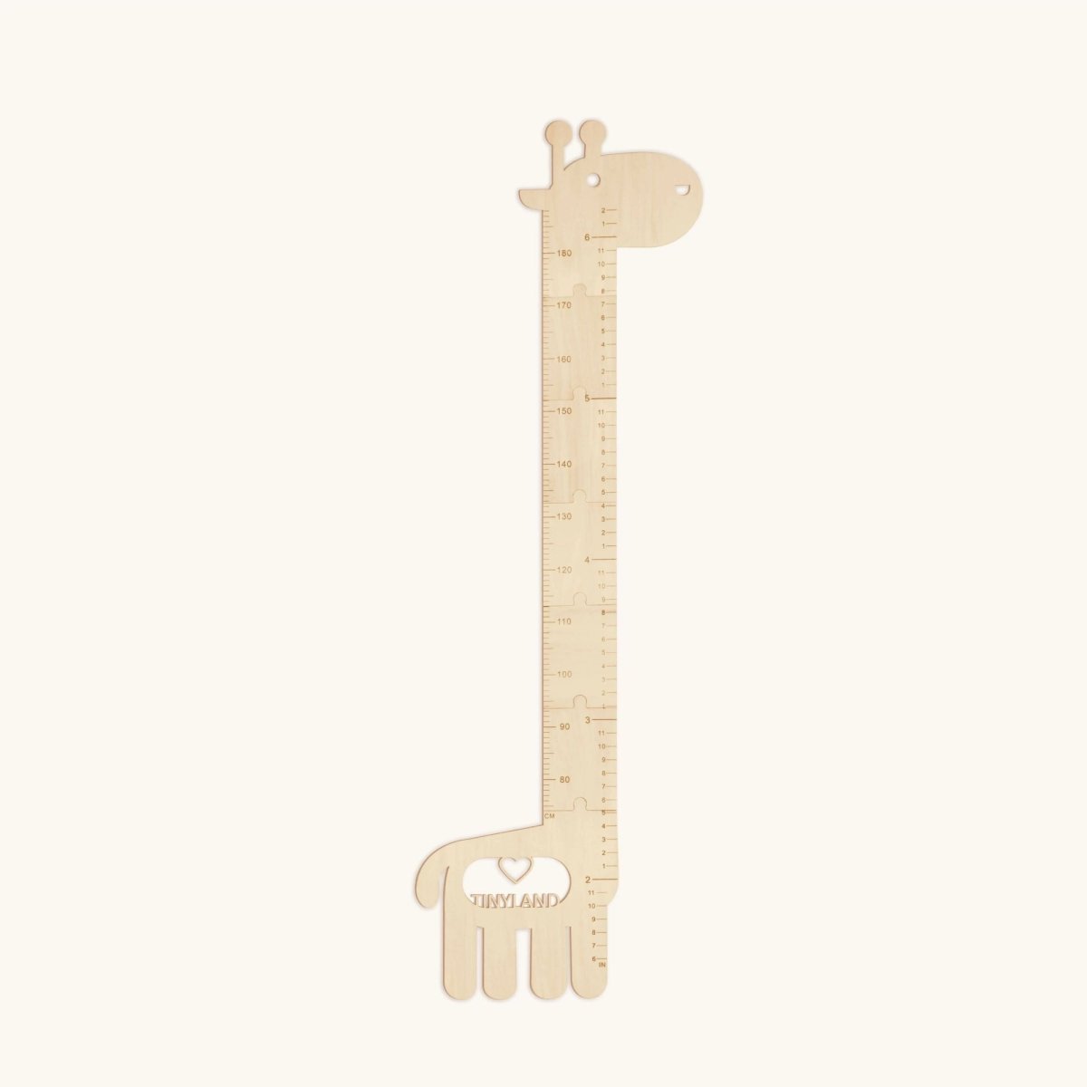 Tiny Land Giraffe Pattern Growth Chart - lily & onyx