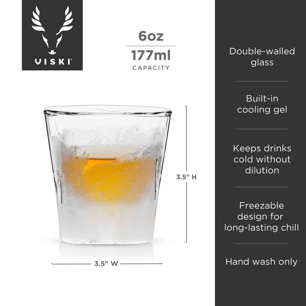 
                      
                        Viski Glacier Double - Walled Chilling Whiskey Glass - lily & onyx
                      
                    