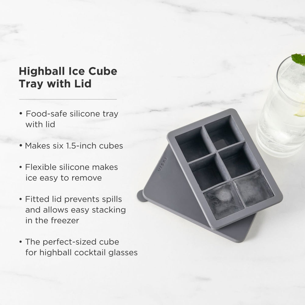 
                      
                        Viski Glacier Highball Ice Cube Tray with Lid - lily & onyx
                      
                    