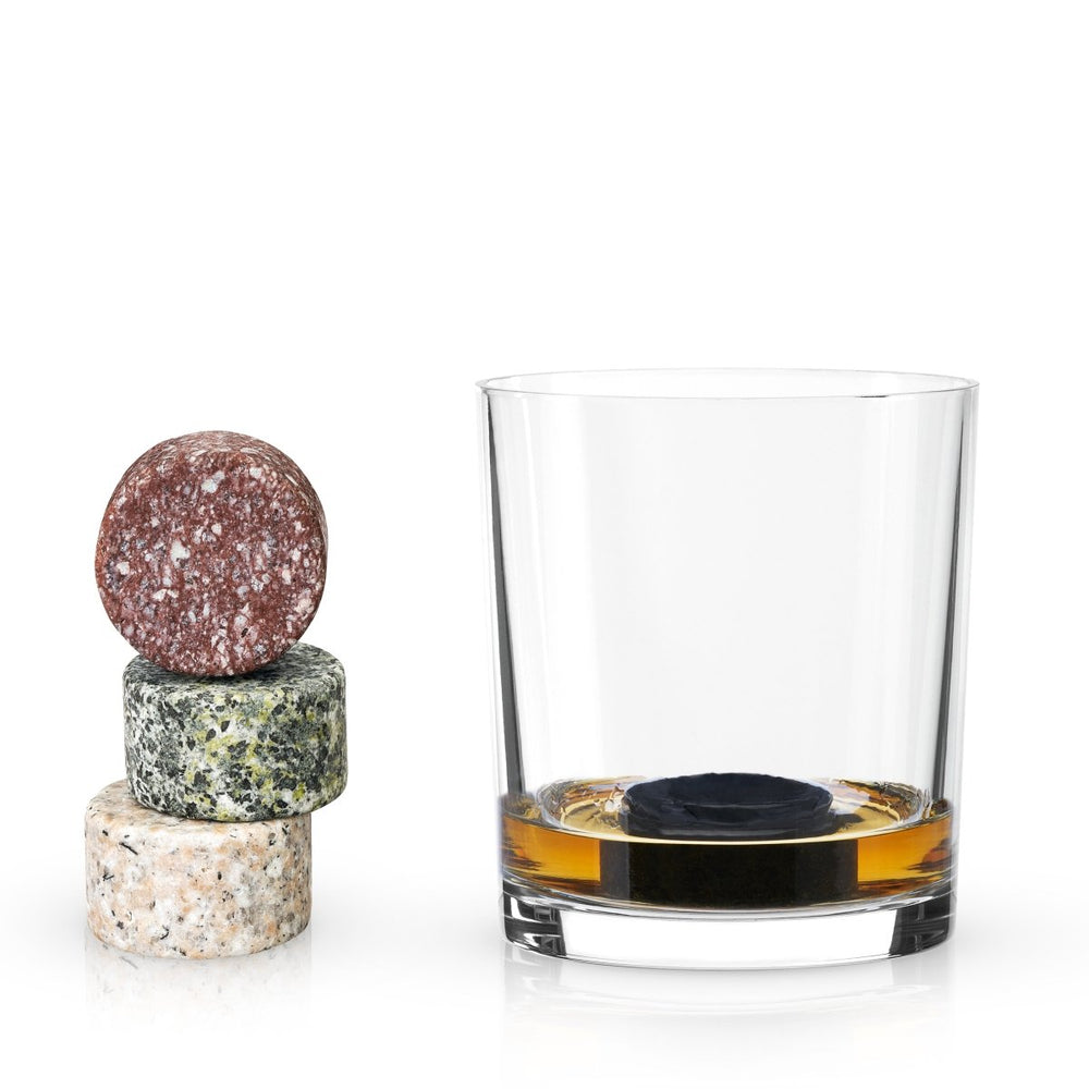 
                      
                        Viski Glacier Rocks Granite Multi - Color Disks, Set of 4 - lily & onyx
                      
                    