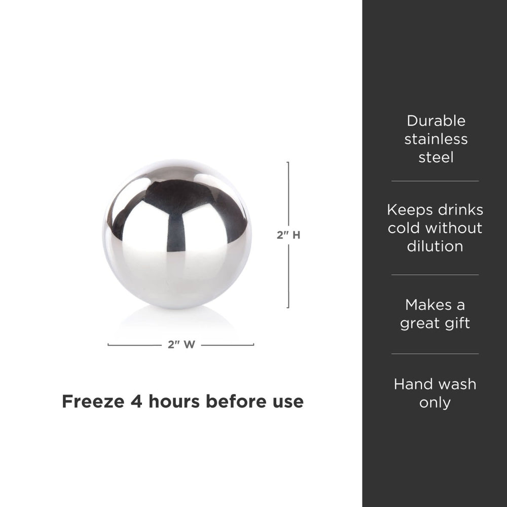 
                      
                        Viski Glacier Rocks Large Stainless Steel Sphere - lily & onyx
                      
                    