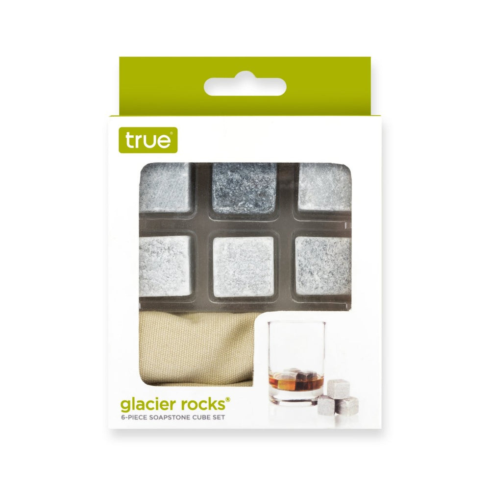 
                      
                        True Glacier Rocks Soapstone Chilling Cubes, Set of 6 - lily & onyx
                      
                    