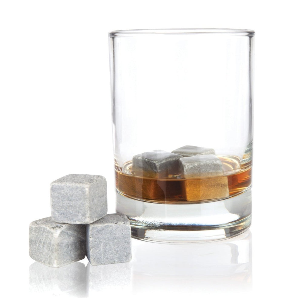Viski Glacier Rocks Soapstone Cube, Set of 6 - lily & onyx