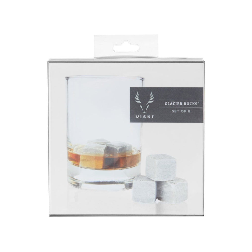 
                      
                        Viski Glacier Rocks Soapstone Cube, Set of 6 - lily & onyx
                      
                    