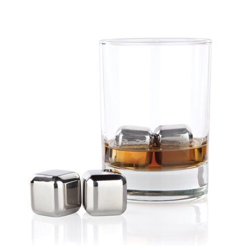 
                      
                        Viski Glacier Rocks Stainless Steel Cube, Set of 4 - lily & onyx
                      
                    