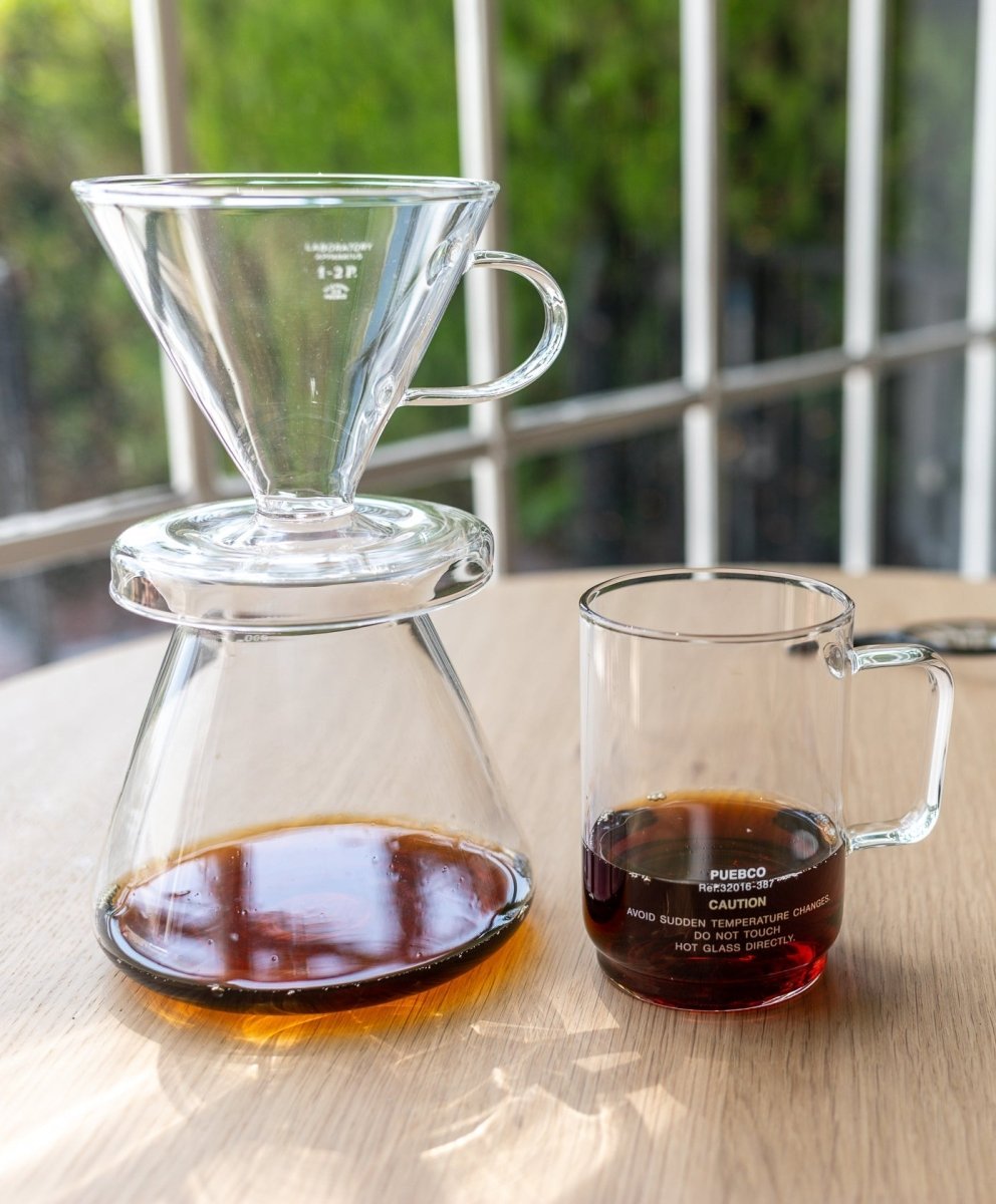puebco Glass Coffee Dripper Set - lily & onyx