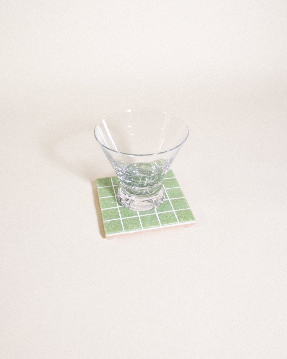 Subtle Art Studios Glass Tile Coaster - Sour Patch Candy - 04 - lily & onyx