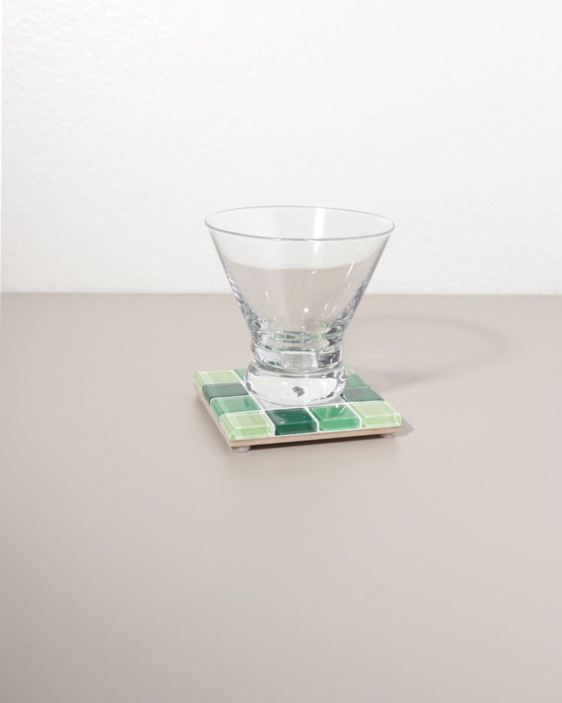 
                      
                        Subtle Art Studios Glass Tile Coaster - Through A Window - Green Gradient - lily & onyx
                      
                    