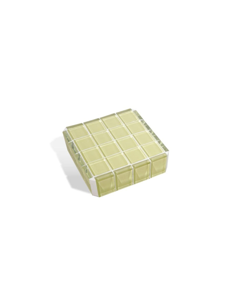 Subtle Art Studios Glass Tile Cube - It's Lemon - lily & onyx