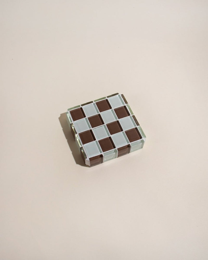 
                      
                        Subtle Art Studios Glass Tile Cube Trinket Dish - Classic Milk Chocolate
                      
                    