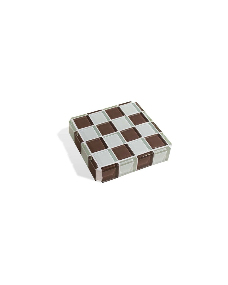 
                      
                        Subtle Art Studios Glass Tile Cube Trinket Dish - Classic Milk Chocolate
                      
                    