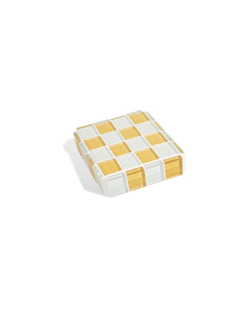 
                      
                        Subtle Art Studios Glass Tile Cube Trinket Dish - Honey Milk Chocolate
                      
                    