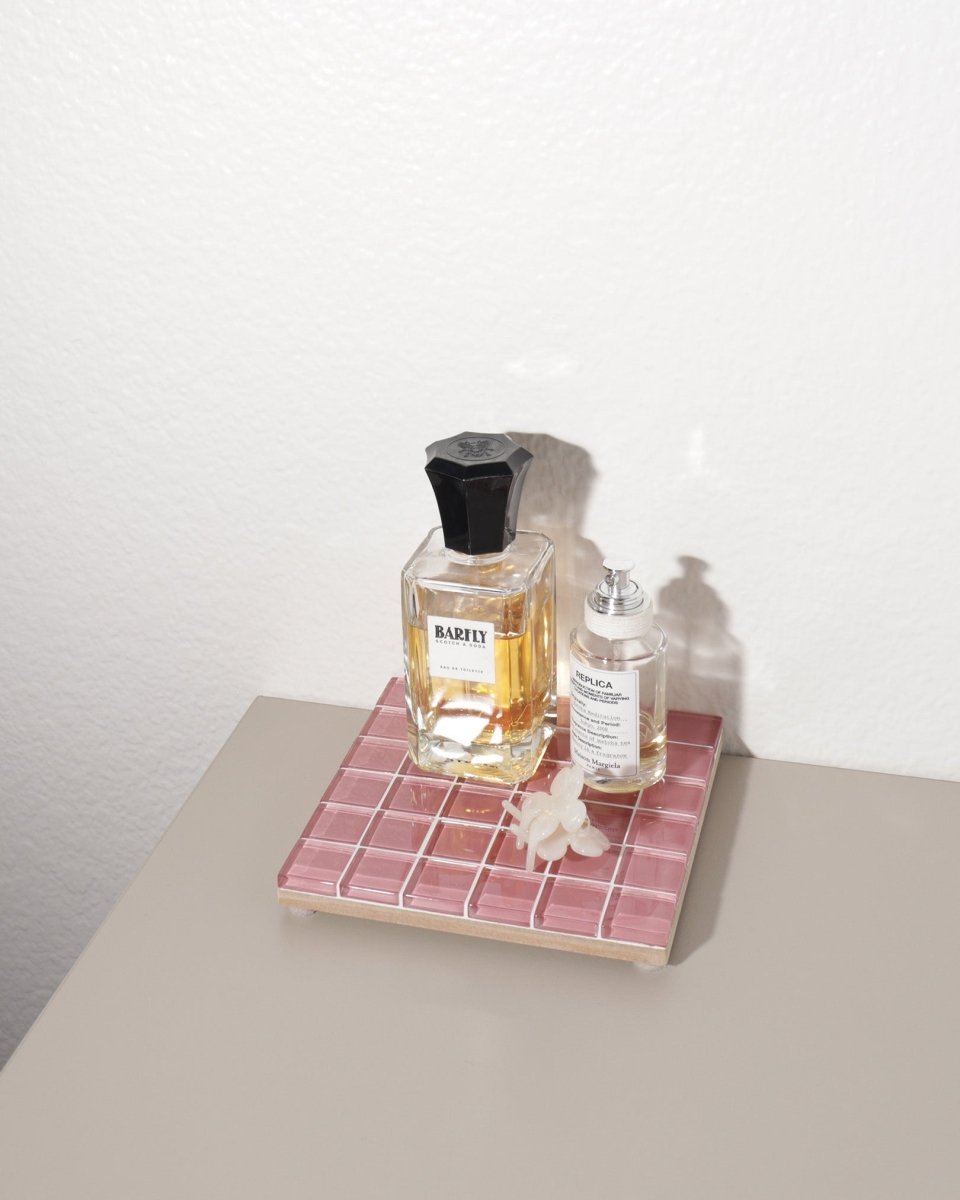 Subtle Art Studios Glass Tile Decorative Tray - It's Heart