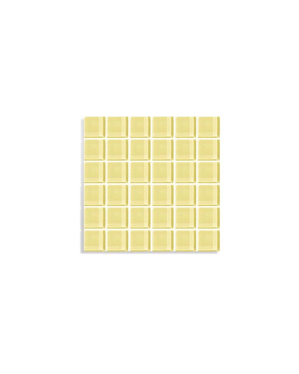 Subtle Art Studios Glass Tile Decorative Tray - It's Lemon