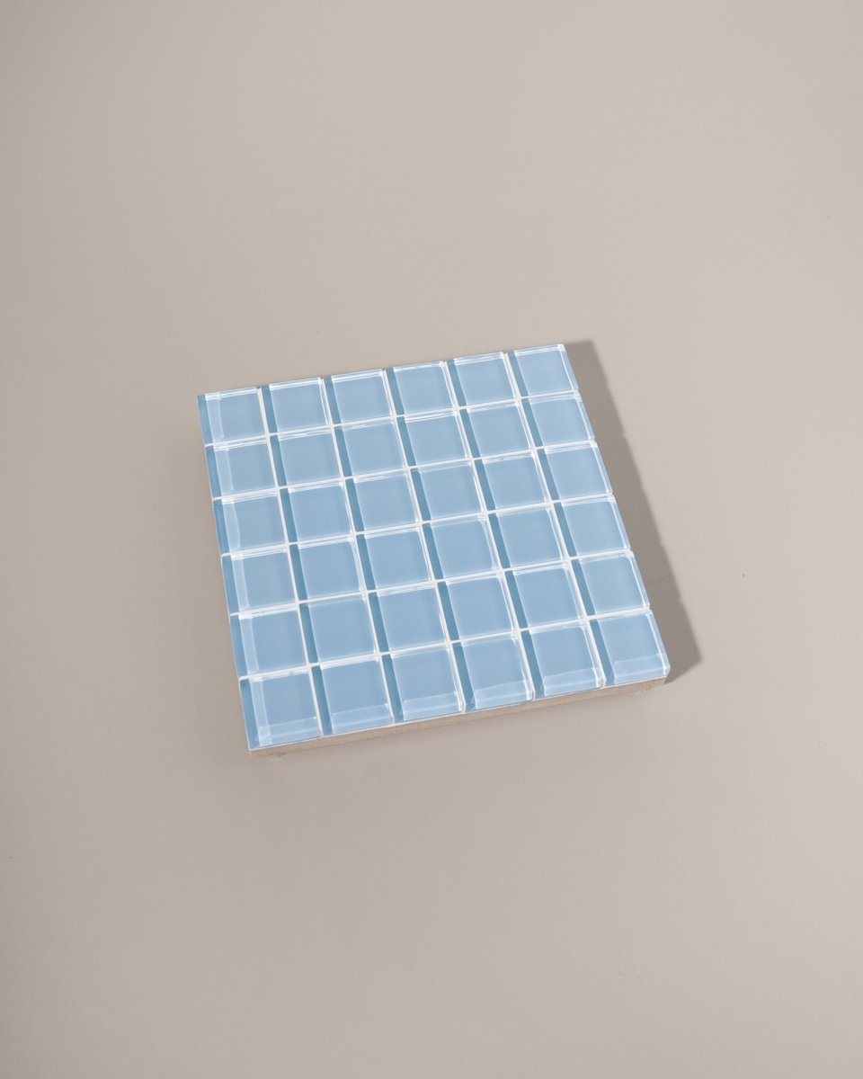 Subtle Art Studios Glass Tile Decorative Tray - It's Sky