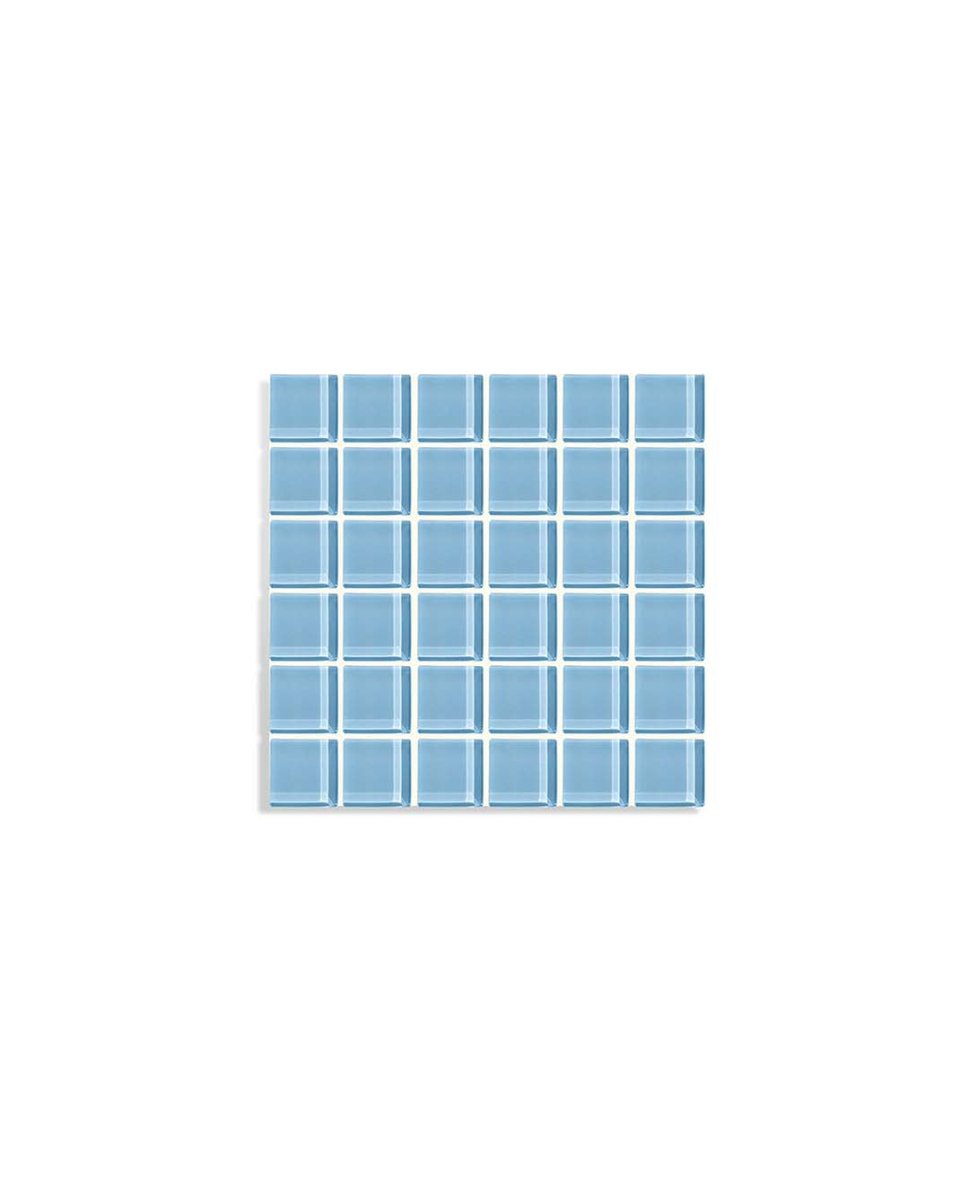 Subtle Art Studios Glass Tile Decorative Tray - It's Sky