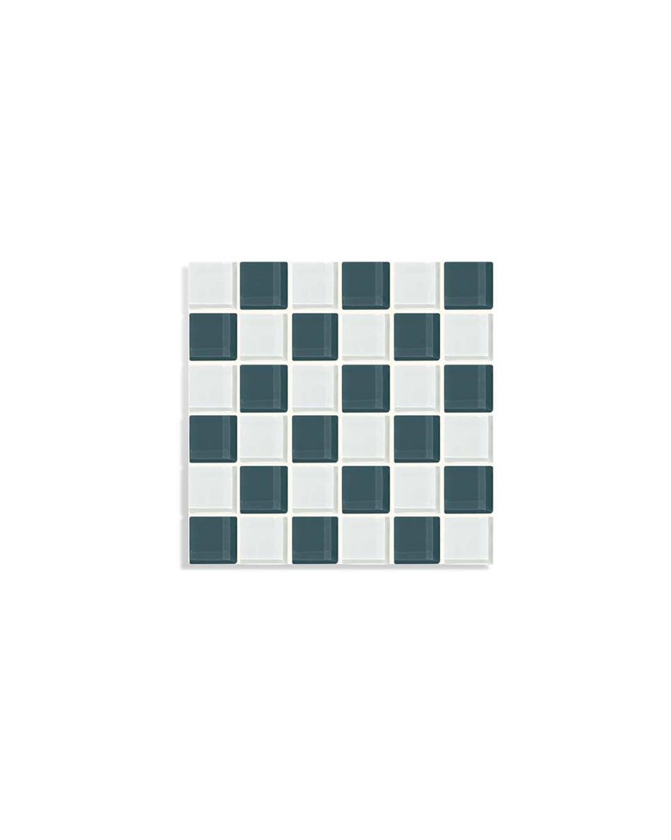 Subtle Art Studios Glass Tile Decorative Tray - Stone Wall